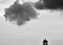 DSC 261569BWedit1  Currituck Light In Silhouette : NC, Corolla, Vacation, Sunrise/Sunset