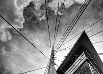 Cable View #3, Denver Millennium Bridge