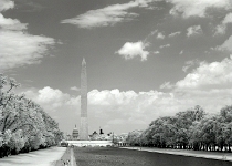 DSCN4051  Reflecting Pool & Washington Monument #2 : Infrared, Wash DC, 3-Stars