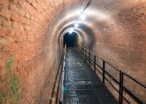 20190713-810 1144  Inside the Old Croton Aqueduct looking north, Ossining Weir