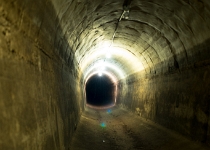 20190713-810 1154  Inside the Old Croton Aqueduct looking south, Ossining Weir