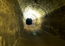 20190713-810 1155  Inside the Old Croton Aqueduct looking south, Ossining Weir