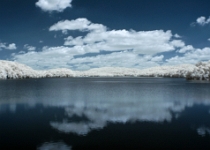 20190713-DSC 3454ir  New Croton Reservoir in infrared, looking north