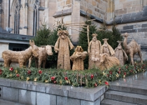 20181230-810 8645  Straw Nativity, Prague Castle