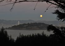 DSC 2302  Super Moon Rising, East Bay